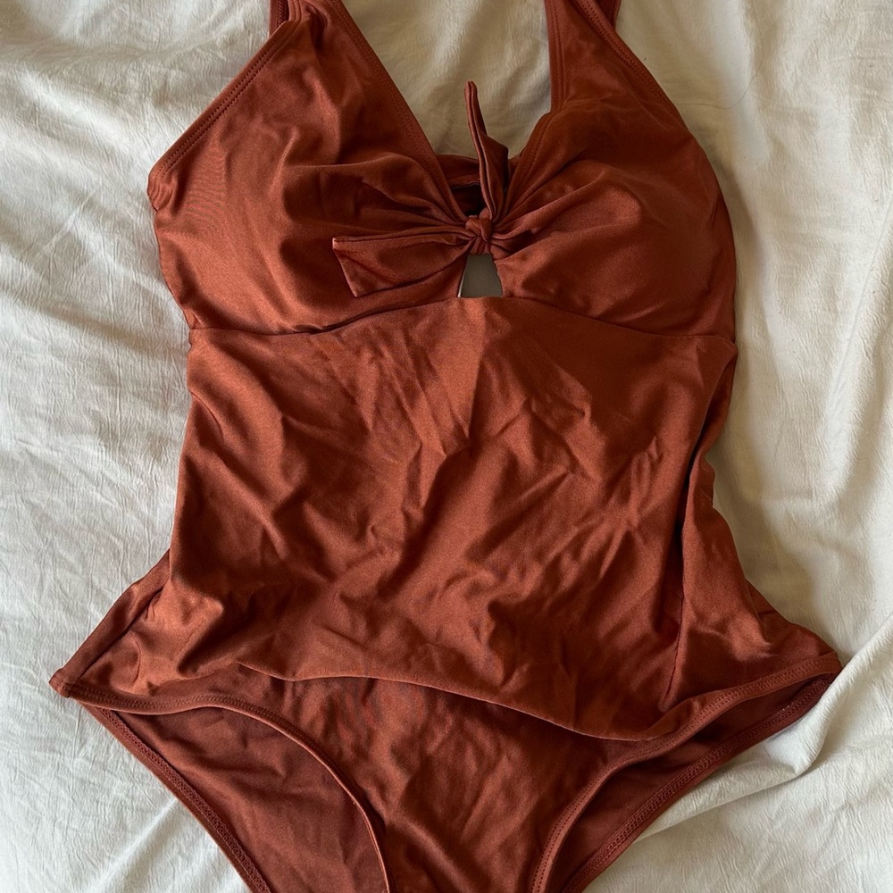 Rust One-Piece Swimsuit